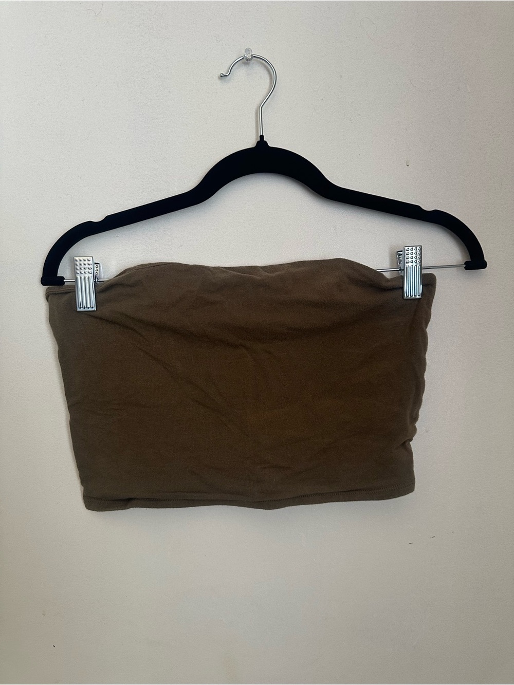 Garage Olive Green Tube Top